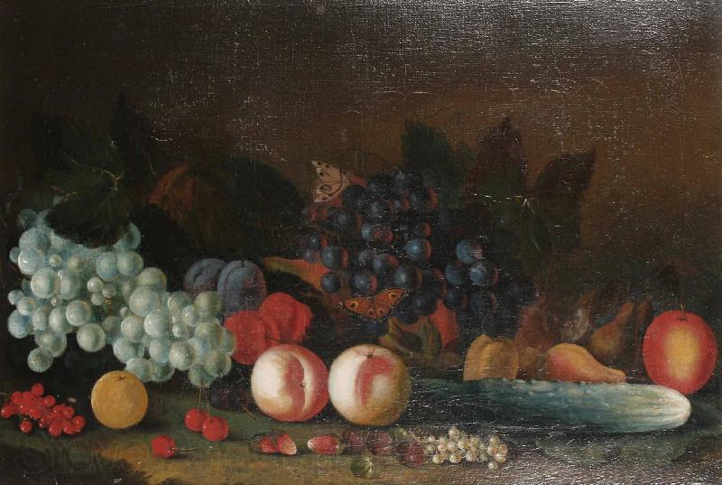 George Washington Lambert Still life of mixed fruit Germany oil painting art